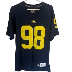 University of Michigan Football Jersey Adidas Adult Small